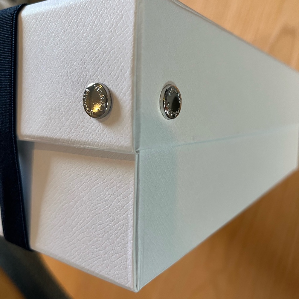 Authentic Prada Milano White Shoe Box w/ Ribbon & Plaque – 12.5” x 10.5” x 4.5” - Picture 7 of 9